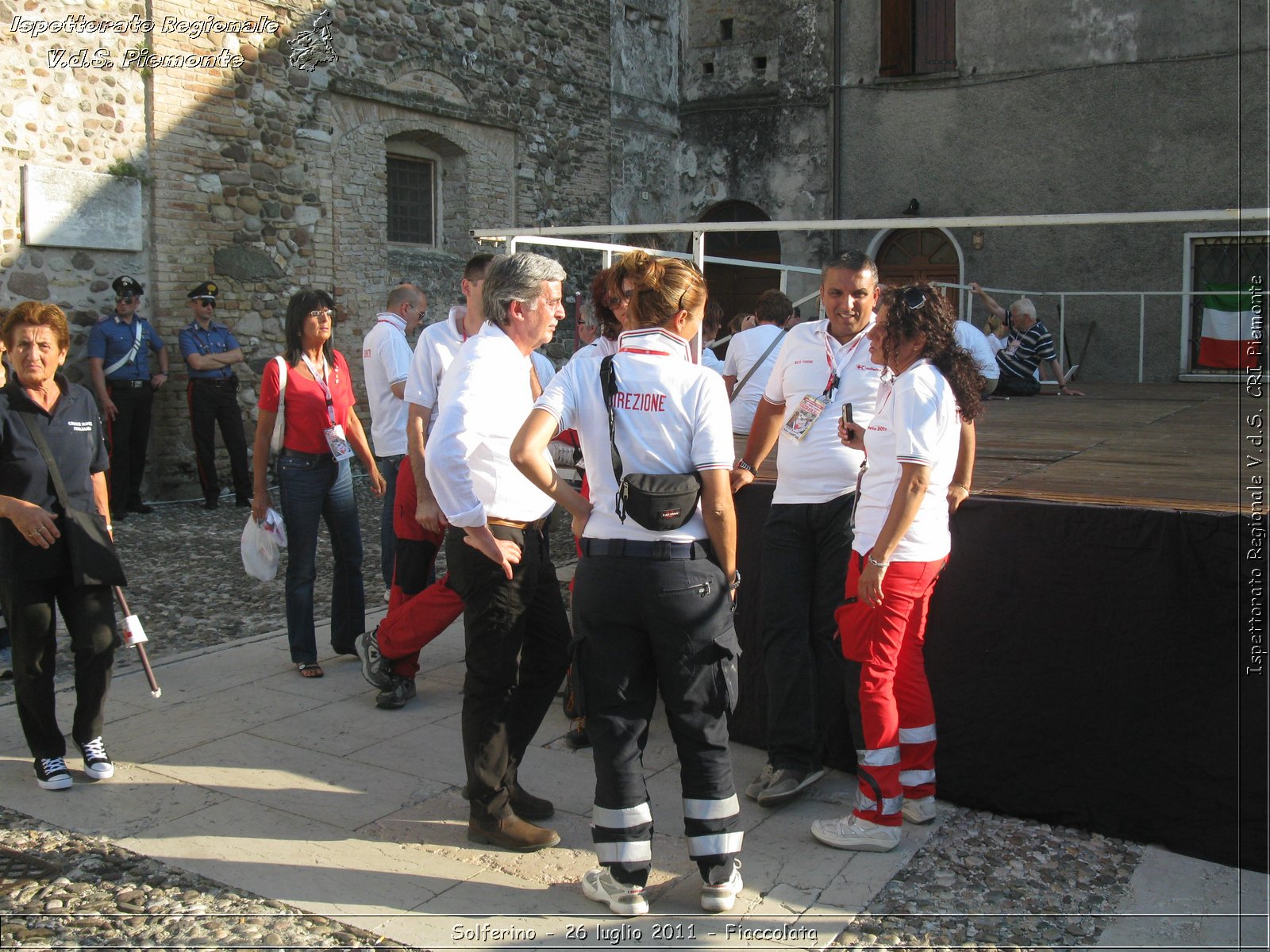 Solferino - 26 luglio 2011 - Fiaccolata -  Croce Rossa Italiana - Ispettorato Regionale Volontari del Soccorso Piemonte