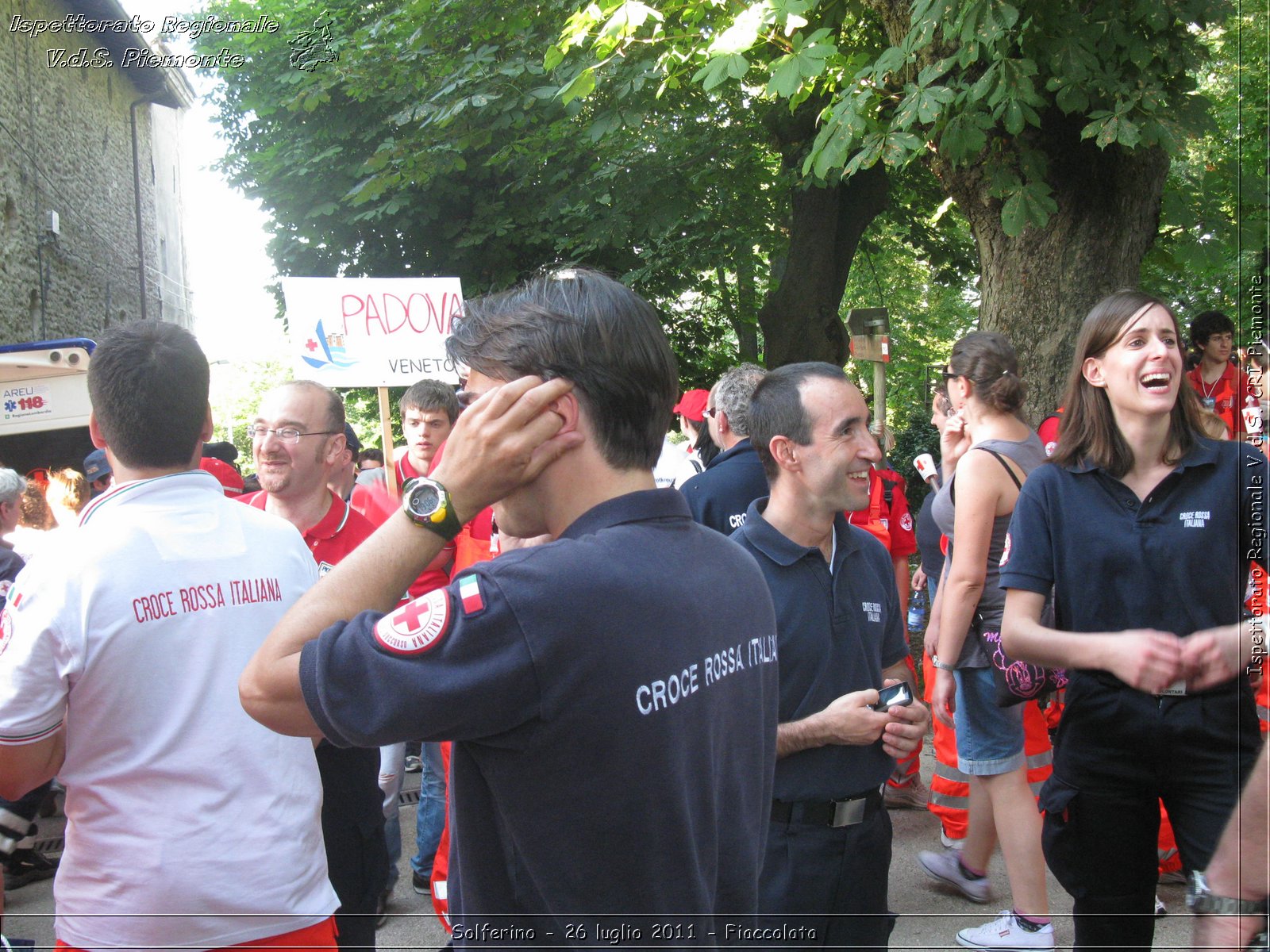 Solferino - 26 luglio 2011 - Fiaccolata -  Croce Rossa Italiana - Ispettorato Regionale Volontari del Soccorso Piemonte