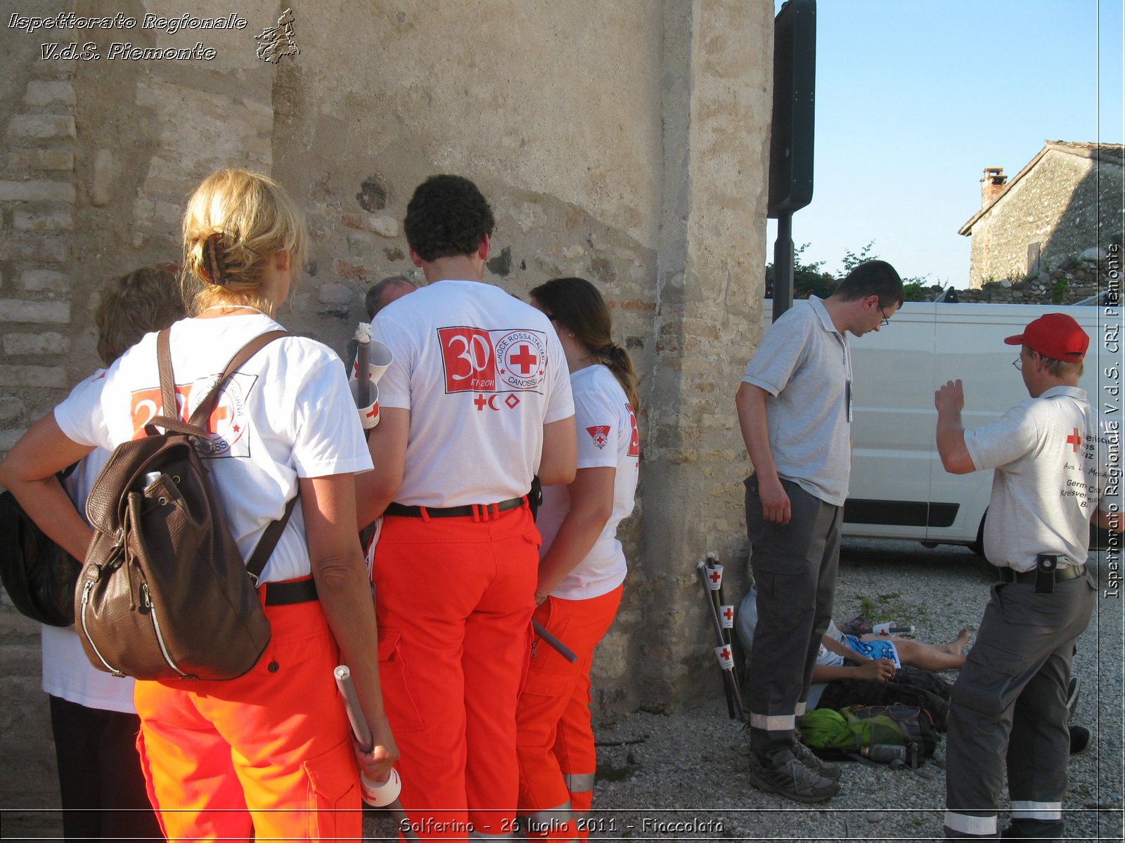 Solferino - 26 luglio 2011 - Fiaccolata -  Croce Rossa Italiana - Ispettorato Regionale Volontari del Soccorso Piemonte