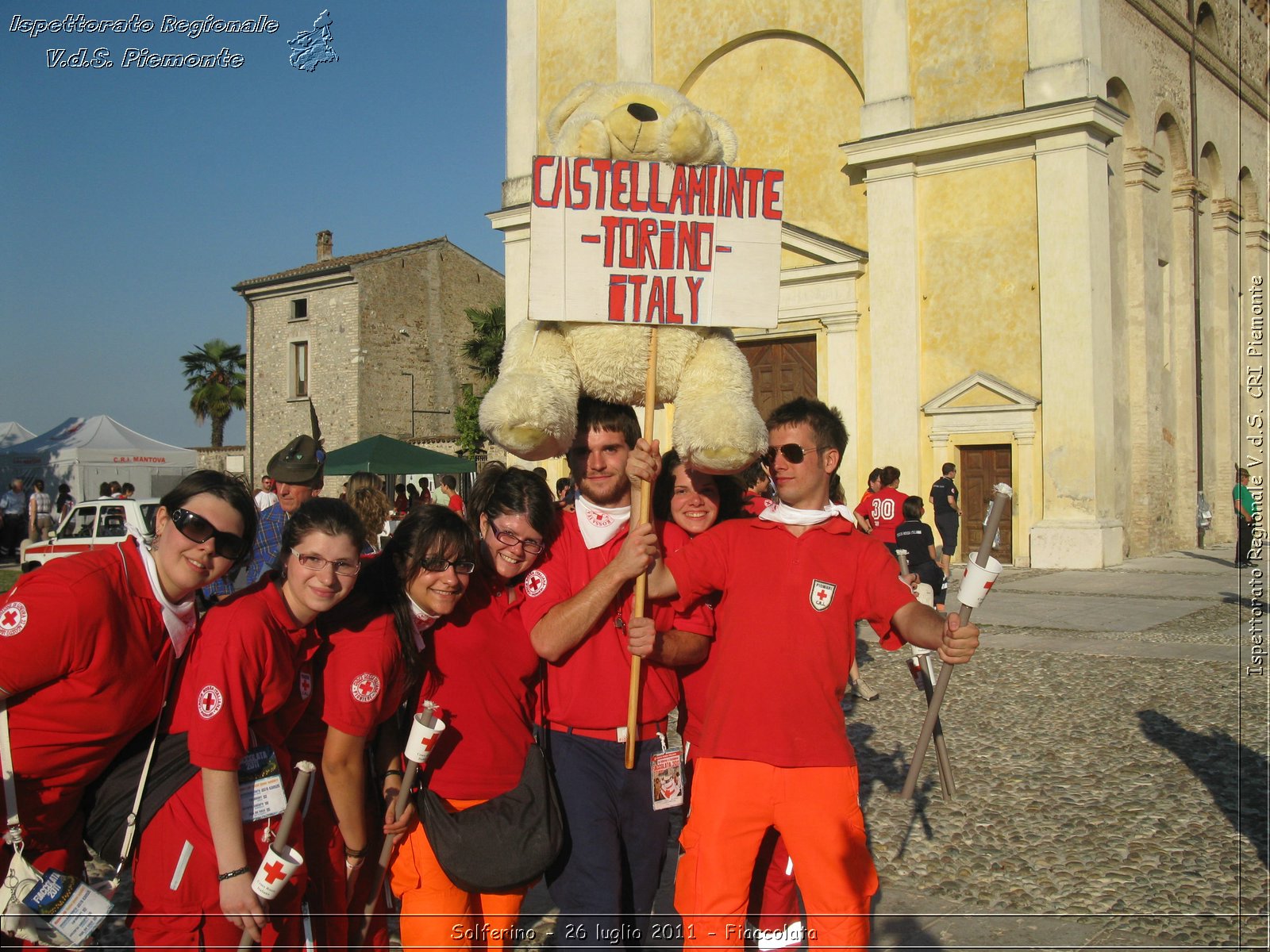 Solferino - 26 luglio 2011 - Fiaccolata -  Croce Rossa Italiana - Ispettorato Regionale Volontari del Soccorso Piemonte