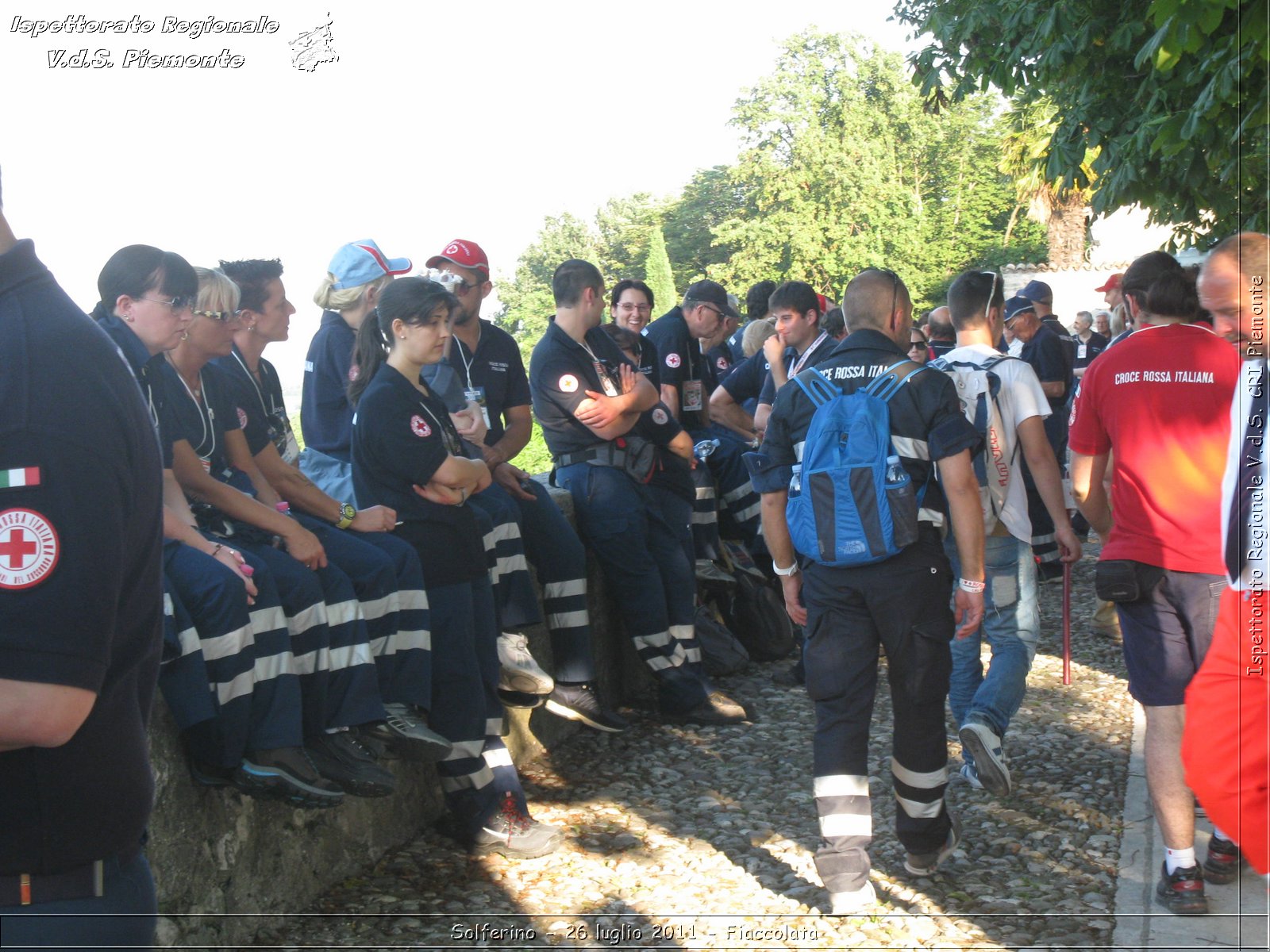 Solferino - 26 luglio 2011 - Fiaccolata -  Croce Rossa Italiana - Ispettorato Regionale Volontari del Soccorso Piemonte