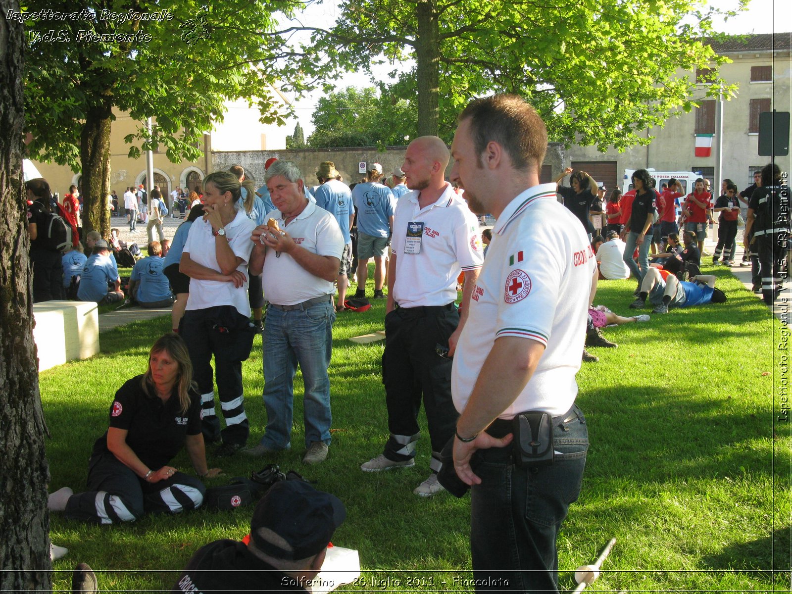 Solferino - 26 luglio 2011 - Fiaccolata -  Croce Rossa Italiana - Ispettorato Regionale Volontari del Soccorso Piemonte