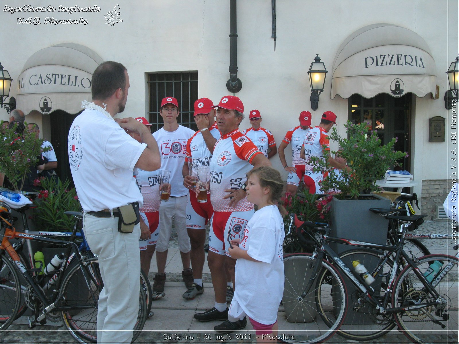 Solferino - 26 luglio 2011 - Fiaccolata -  Croce Rossa Italiana - Ispettorato Regionale Volontari del Soccorso Piemonte