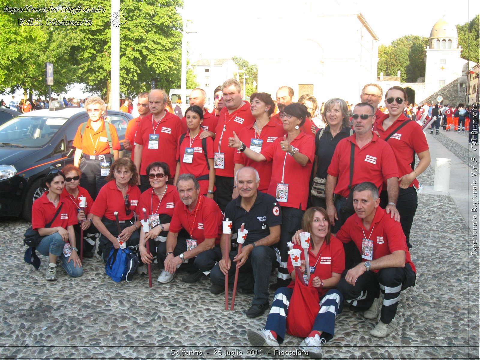 Solferino - 26 luglio 2011 - Fiaccolata -  Croce Rossa Italiana - Ispettorato Regionale Volontari del Soccorso Piemonte