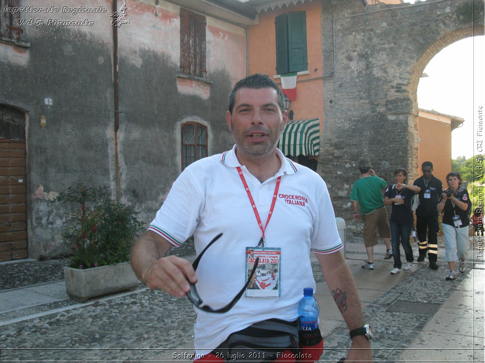 Solferino - 26 luglio 2011 - Fiaccolata -  Croce Rossa Italiana - Ispettorato Regionale Volontari del Soccorso Piemonte