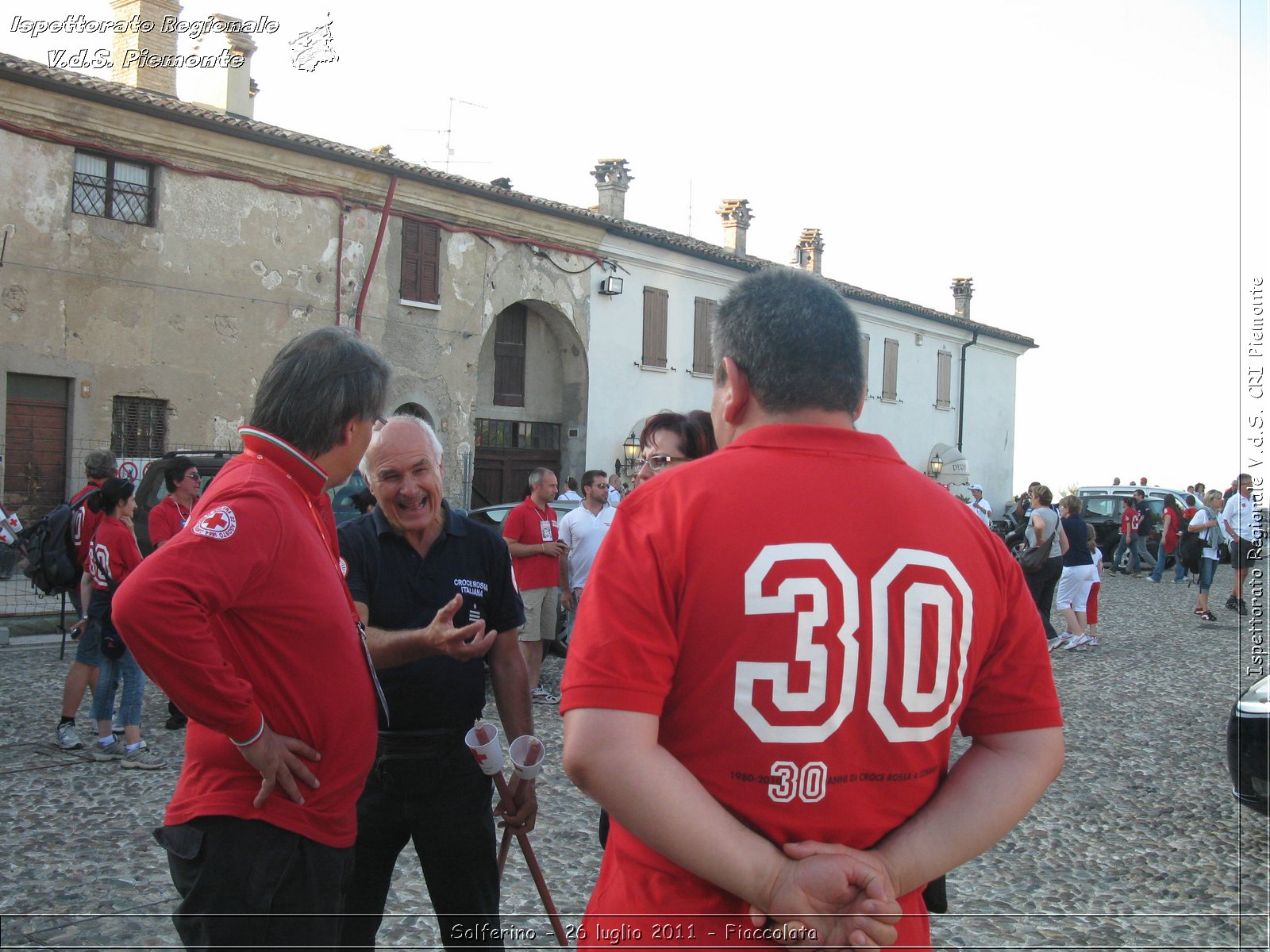 Solferino - 26 luglio 2011 - Fiaccolata -  Croce Rossa Italiana - Ispettorato Regionale Volontari del Soccorso Piemonte