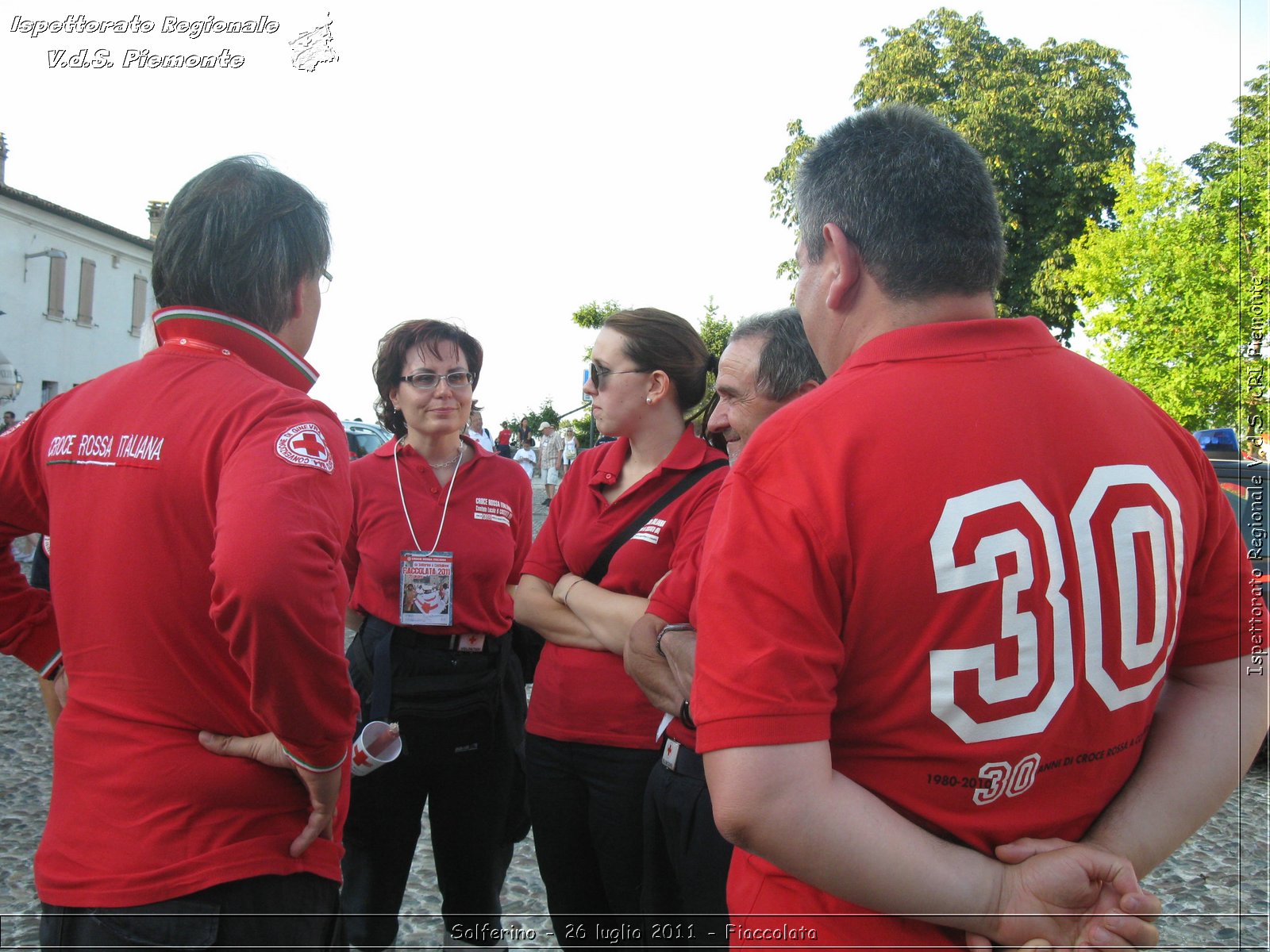 Solferino - 26 luglio 2011 - Fiaccolata -  Croce Rossa Italiana - Ispettorato Regionale Volontari del Soccorso Piemonte