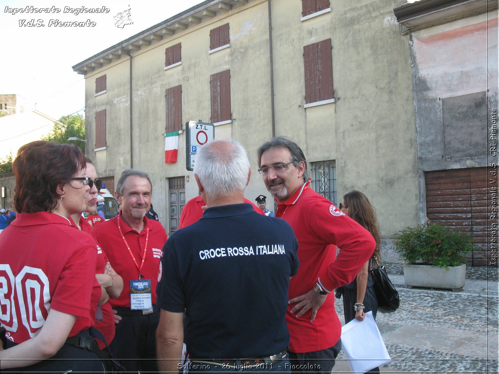 Solferino - 26 luglio 2011 - Fiaccolata -  Croce Rossa Italiana - Ispettorato Regionale Volontari del Soccorso Piemonte