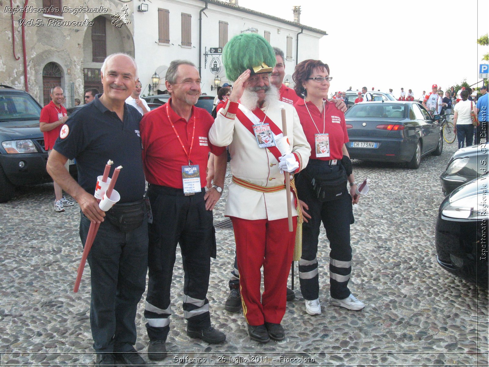 Solferino - 26 luglio 2011 - Fiaccolata -  Croce Rossa Italiana - Ispettorato Regionale Volontari del Soccorso Piemonte