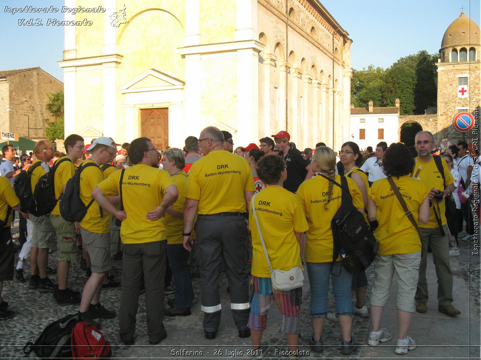 Solferino - 26 luglio 2011 - Fiaccolata -  Croce Rossa Italiana - Ispettorato Regionale Volontari del Soccorso Piemonte