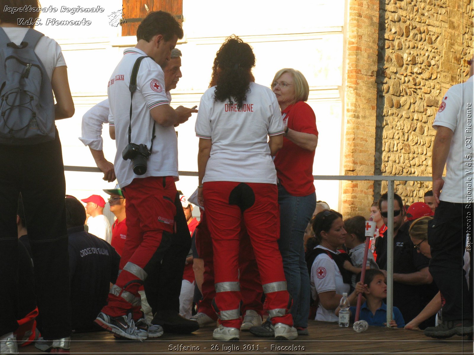 Solferino - 26 luglio 2011 - Fiaccolata -  Croce Rossa Italiana - Ispettorato Regionale Volontari del Soccorso Piemonte