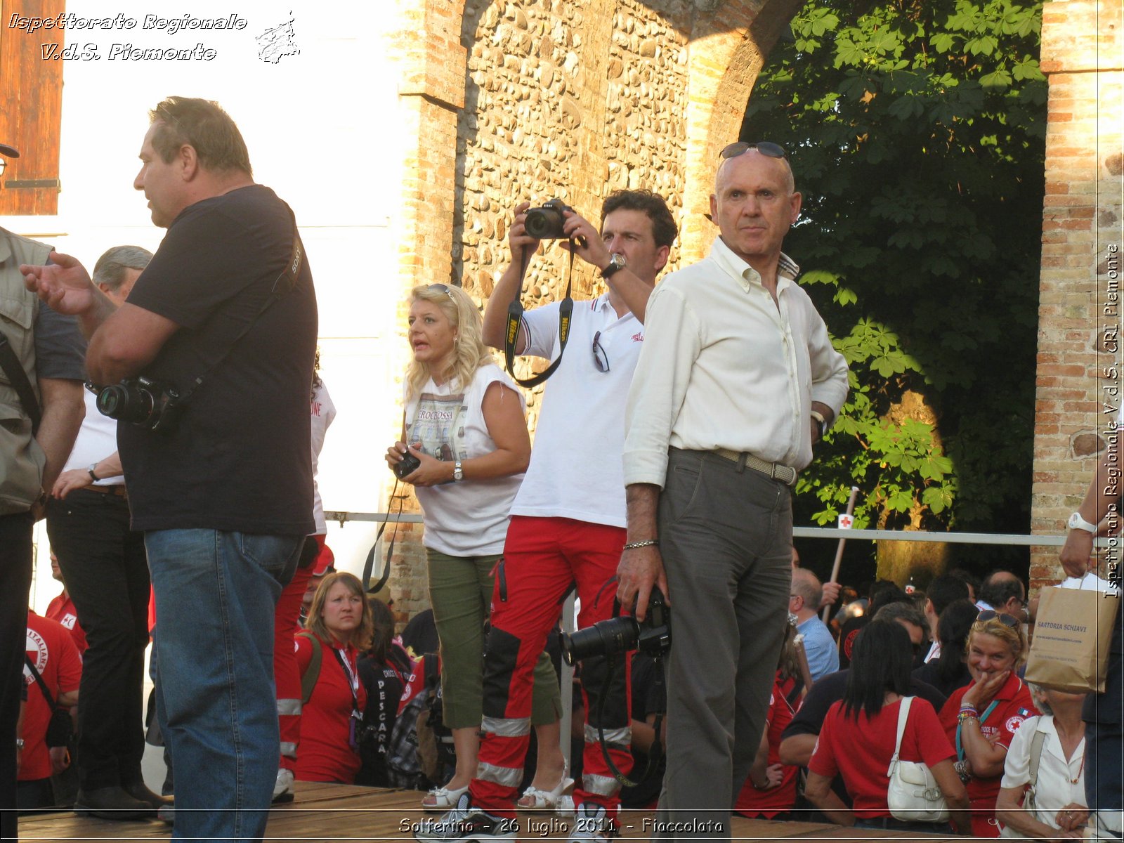 Solferino - 26 luglio 2011 - Fiaccolata -  Croce Rossa Italiana - Ispettorato Regionale Volontari del Soccorso Piemonte