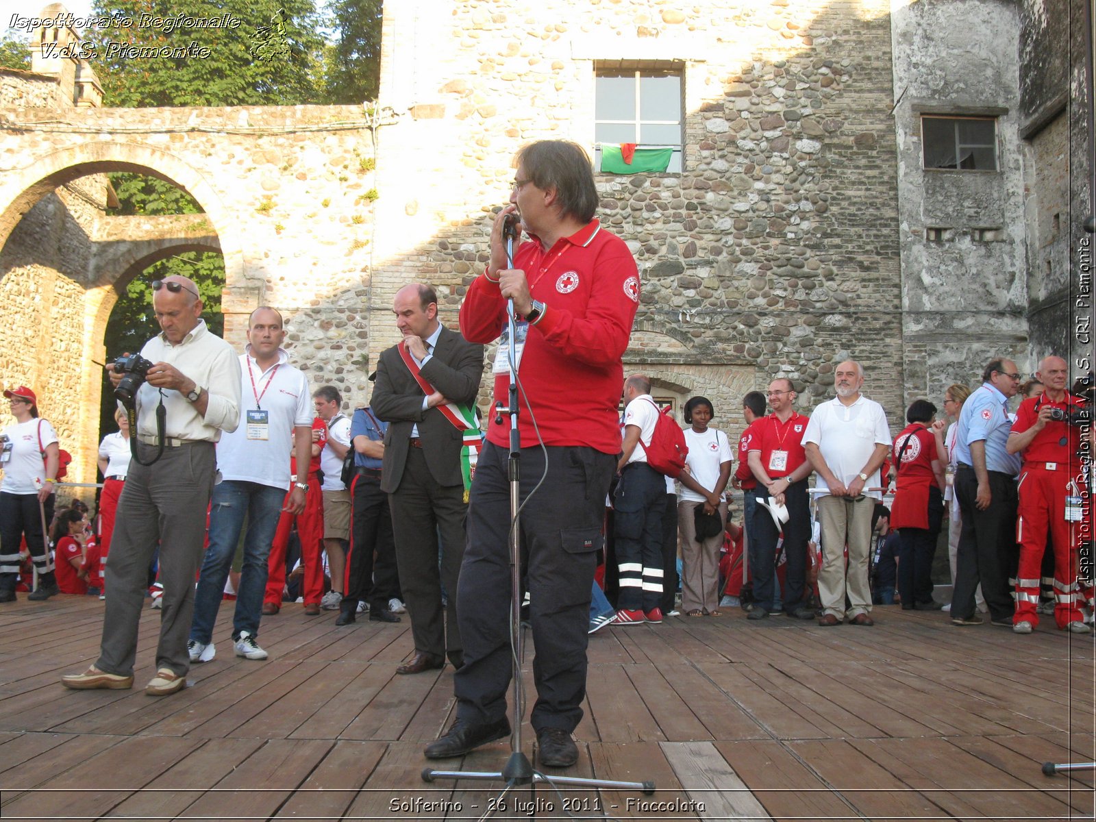 Solferino - 26 luglio 2011 - Fiaccolata -  Croce Rossa Italiana - Ispettorato Regionale Volontari del Soccorso Piemonte