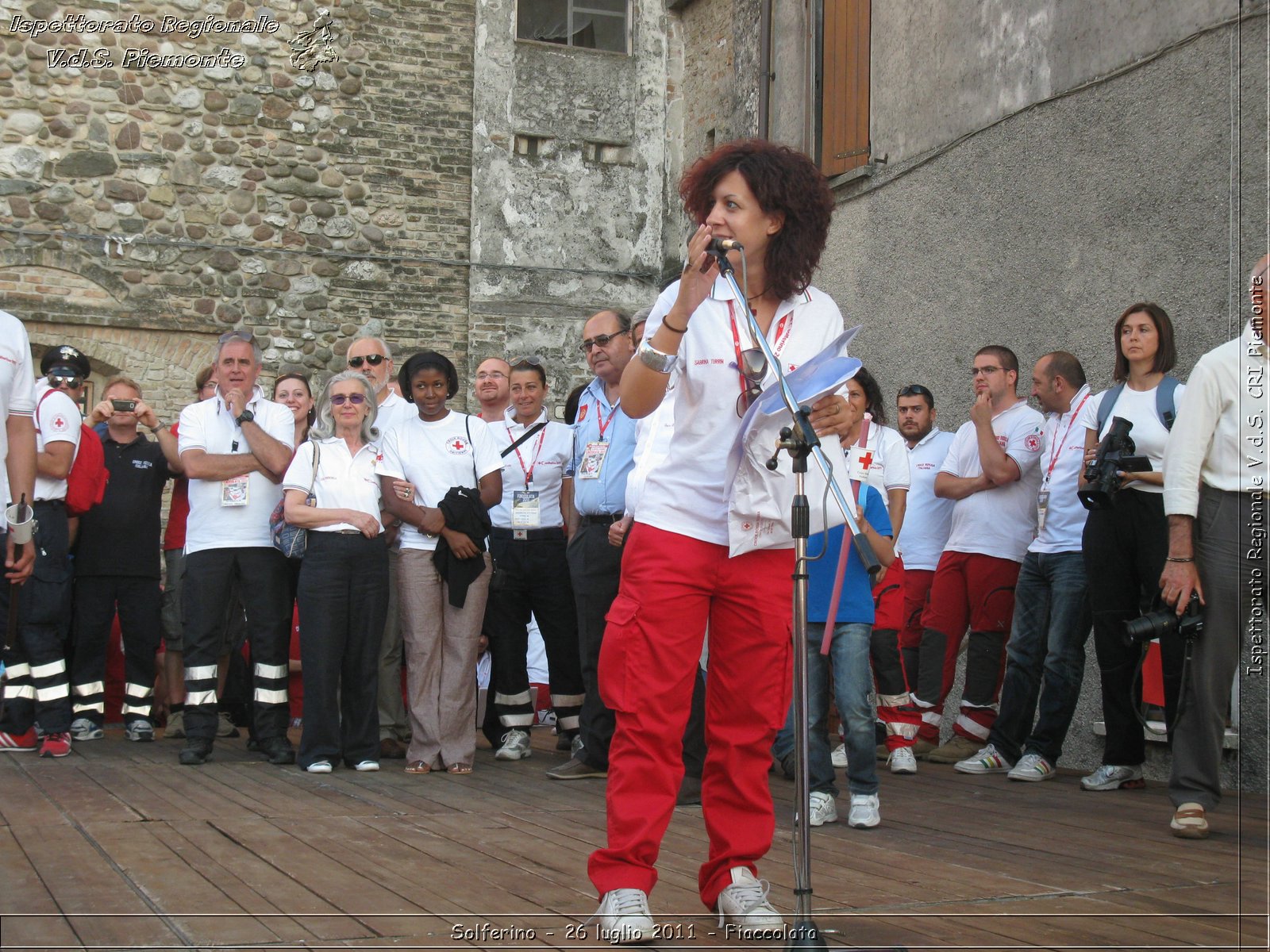 Solferino - 26 luglio 2011 - Fiaccolata -  Croce Rossa Italiana - Ispettorato Regionale Volontari del Soccorso Piemonte