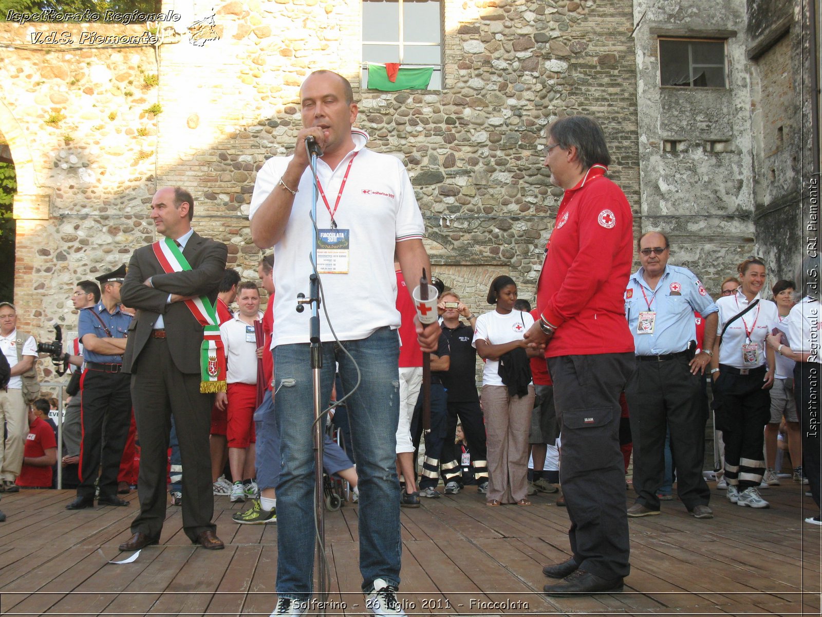 Solferino - 26 luglio 2011 - Fiaccolata -  Croce Rossa Italiana - Ispettorato Regionale Volontari del Soccorso Piemonte