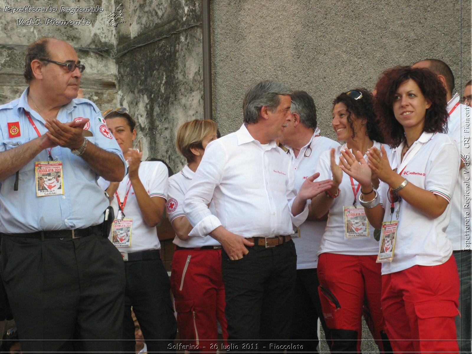 Solferino - 26 luglio 2011 - Fiaccolata -  Croce Rossa Italiana - Ispettorato Regionale Volontari del Soccorso Piemonte