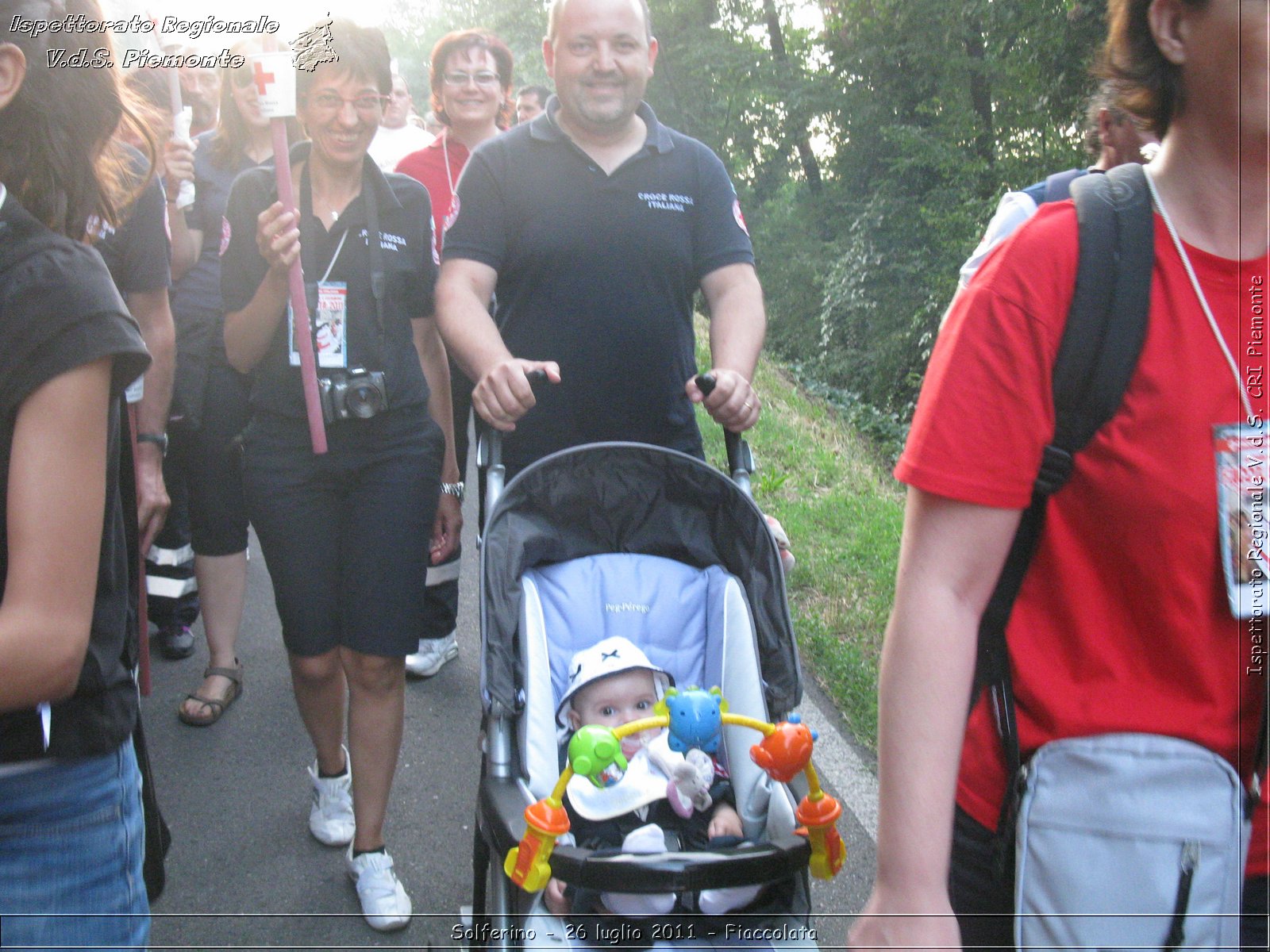 Solferino - 26 luglio 2011 - Fiaccolata -  Croce Rossa Italiana - Ispettorato Regionale Volontari del Soccorso Piemonte