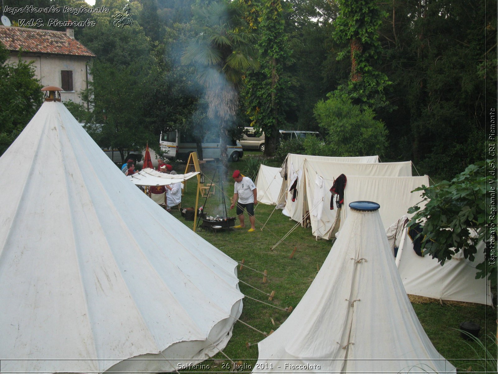 Solferino - 26 luglio 2011 - Fiaccolata -  Croce Rossa Italiana - Ispettorato Regionale Volontari del Soccorso Piemonte