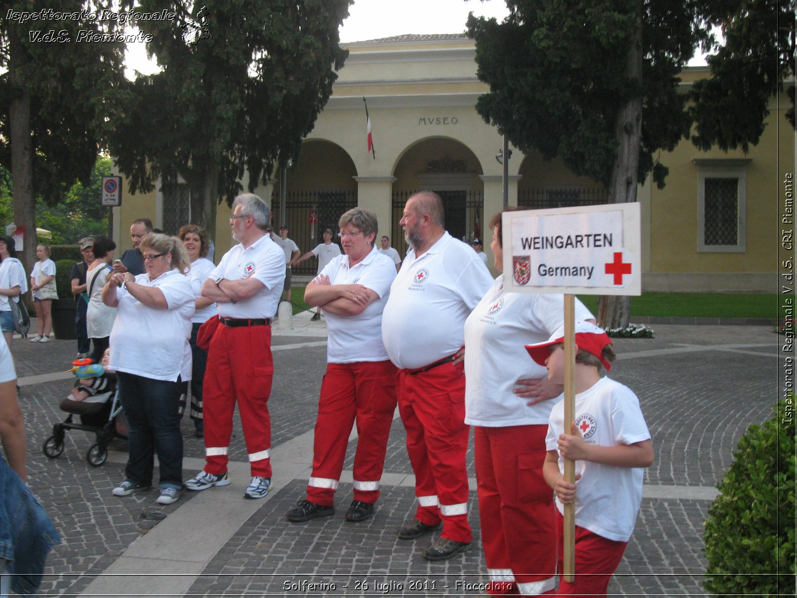 Solferino - 26 luglio 2011 - Fiaccolata -  Croce Rossa Italiana - Ispettorato Regionale Volontari del Soccorso Piemonte