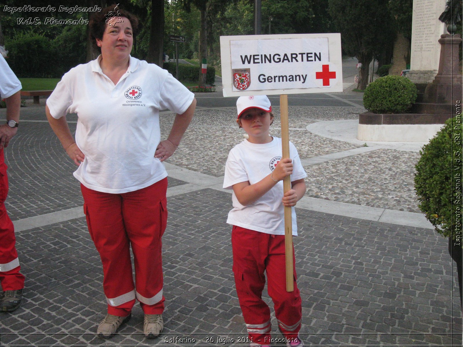 Solferino - 26 luglio 2011 - Fiaccolata -  Croce Rossa Italiana - Ispettorato Regionale Volontari del Soccorso Piemonte