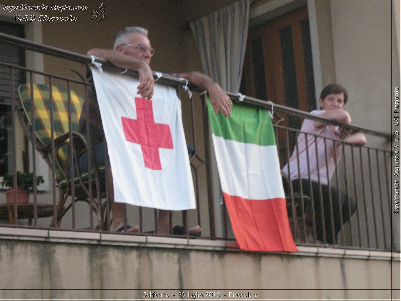 Solferino - 26 luglio 2011 - Fiaccolata -  Croce Rossa Italiana - Ispettorato Regionale Volontari del Soccorso Piemonte