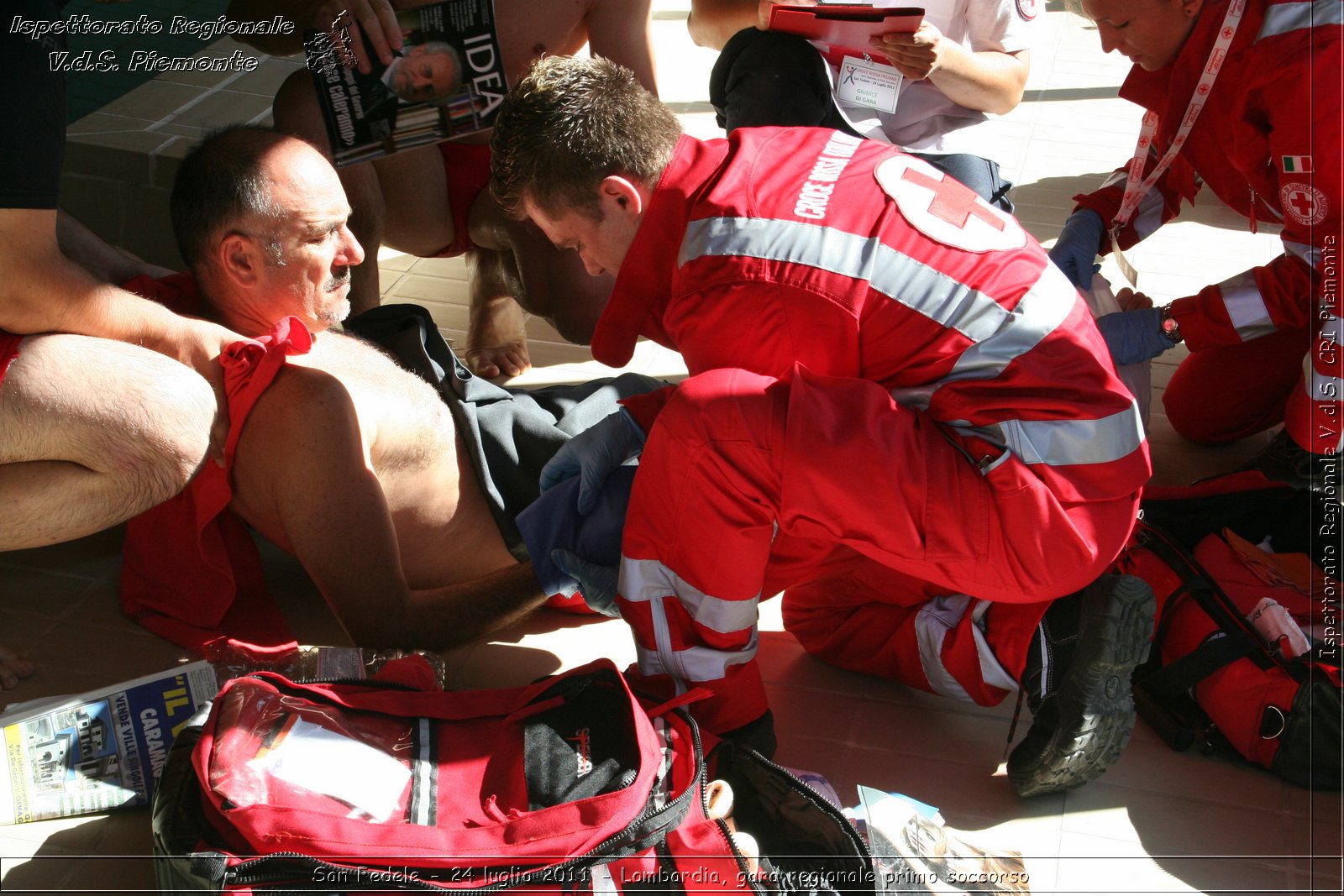 San Fedele - 24 luglio 2011 - Lombardia, gara regionale primo soccorso -  Croce Rossa Italiana - Ispettorato Regionale Volontari del Soccorso Piemonte