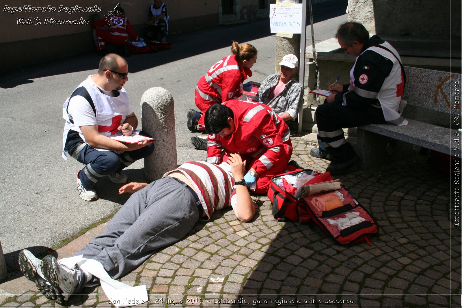 San Fedele - 24 luglio 2011 - Lombardia, gara regionale primo soccorso -  Croce Rossa Italiana - Ispettorato Regionale Volontari del Soccorso Piemonte