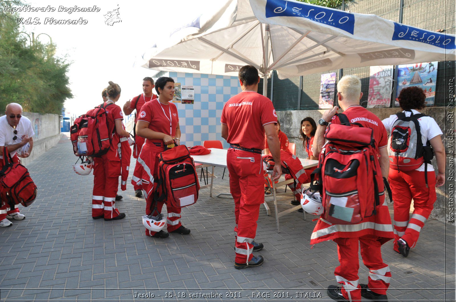 Jesolo - 15-18 settembre 2011 - FACE 2011, ITALIA -  Croce Rossa Italiana - Ispettorato Regionale Volontari del Soccorso Piemonte