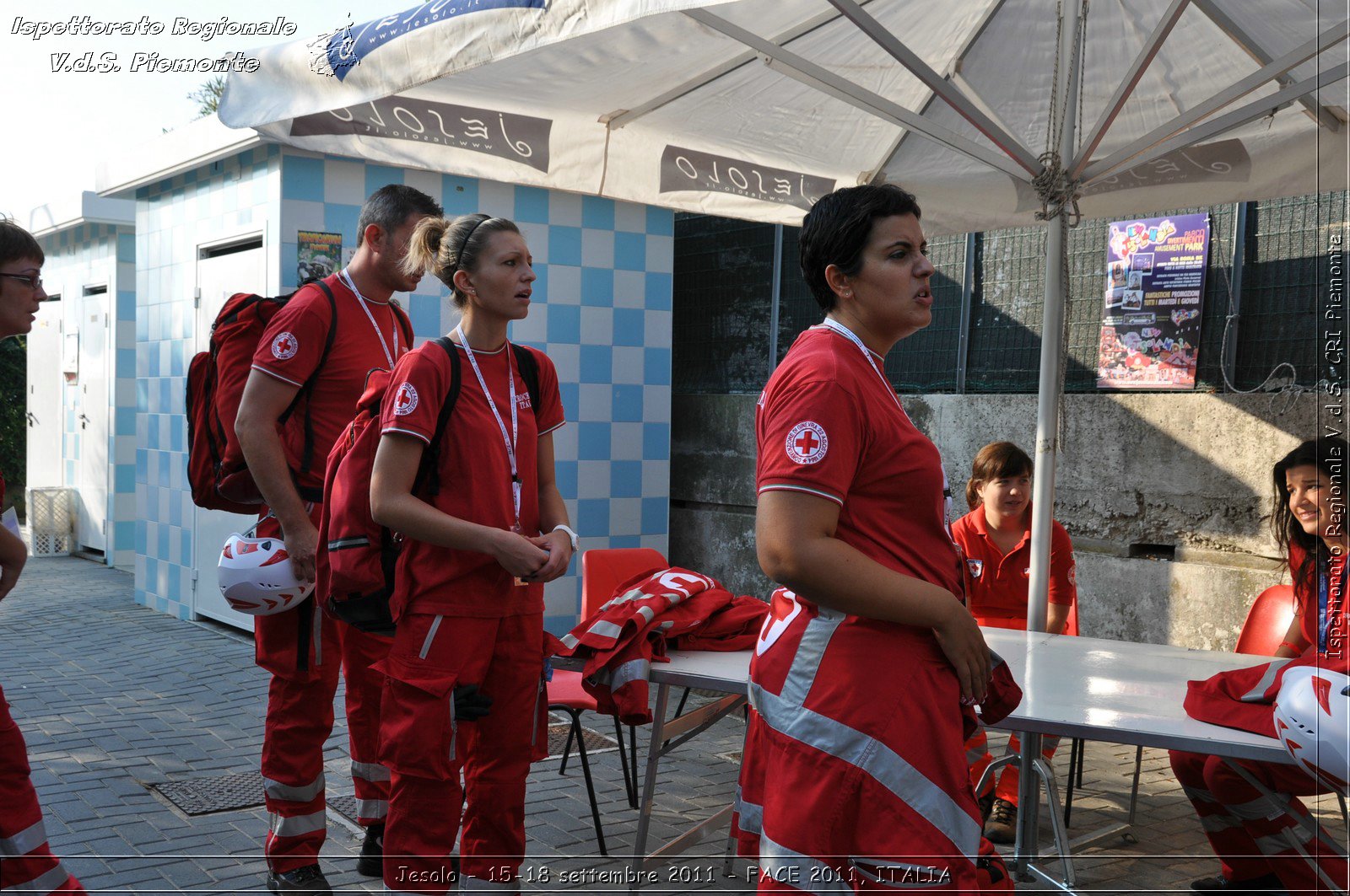 Jesolo - 15-18 settembre 2011 - FACE 2011, ITALIA -  Croce Rossa Italiana - Ispettorato Regionale Volontari del Soccorso Piemonte