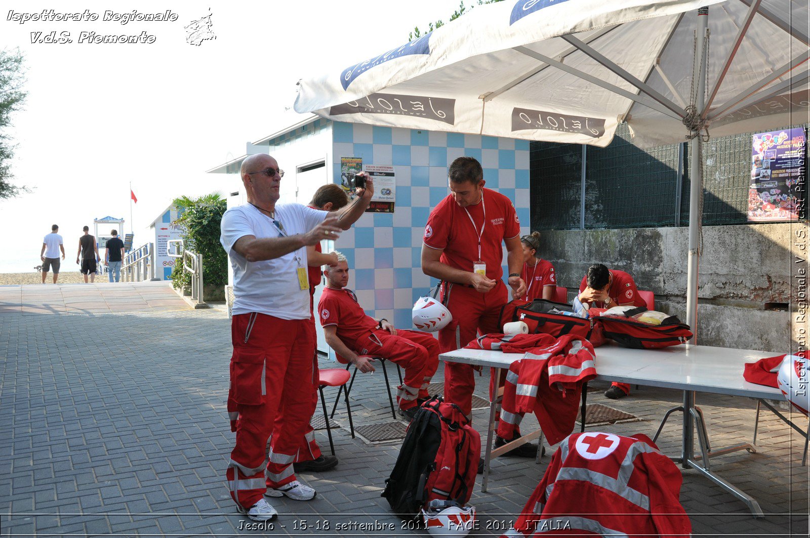 Jesolo - 15-18 settembre 2011 - FACE 2011, ITALIA -  Croce Rossa Italiana - Ispettorato Regionale Volontari del Soccorso Piemonte