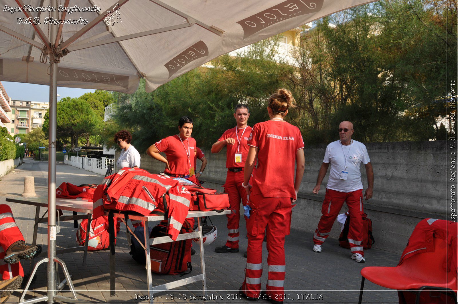 Jesolo - 15-18 settembre 2011 - FACE 2011, ITALIA -  Croce Rossa Italiana - Ispettorato Regionale Volontari del Soccorso Piemonte