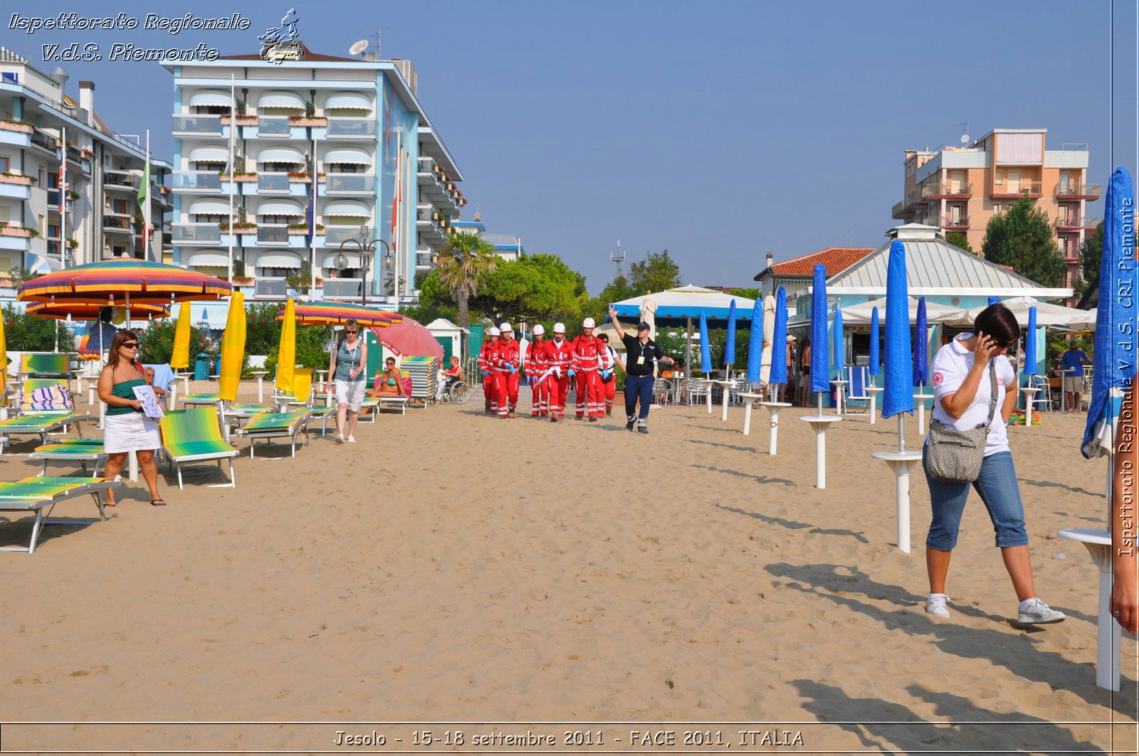 Jesolo - 15-18 settembre 2011 - FACE 2011, ITALIA -  Croce Rossa Italiana - Ispettorato Regionale Volontari del Soccorso Piemonte