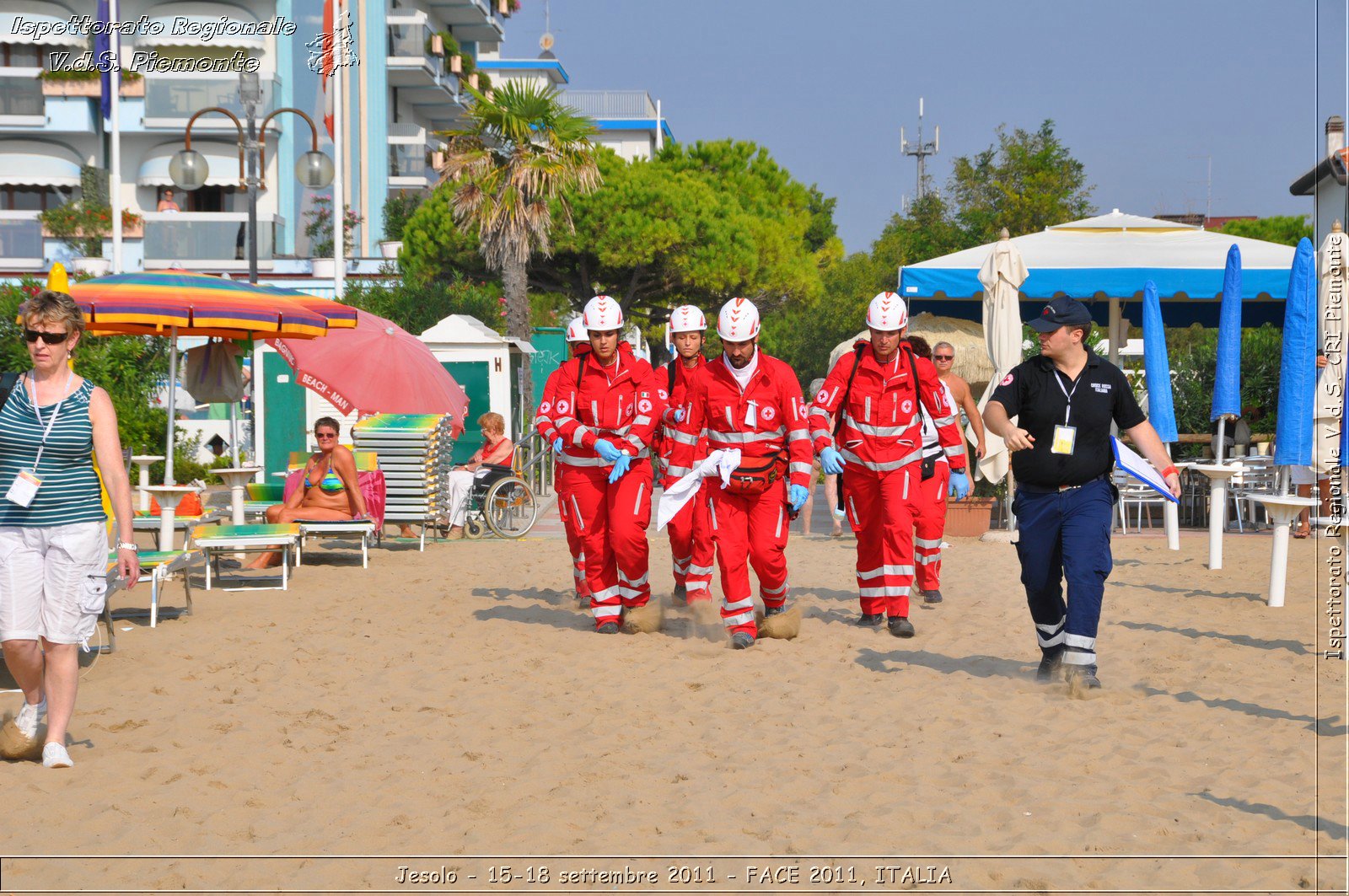 Jesolo - 15-18 settembre 2011 - FACE 2011, ITALIA -  Croce Rossa Italiana - Ispettorato Regionale Volontari del Soccorso Piemonte