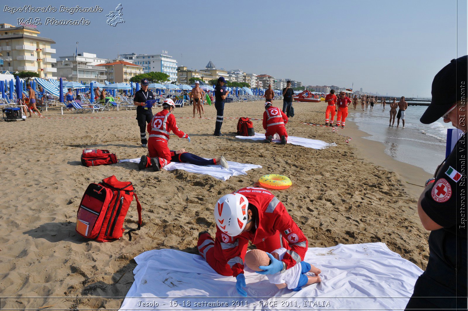 Jesolo - 15-18 settembre 2011 - FACE 2011, ITALIA -  Croce Rossa Italiana - Ispettorato Regionale Volontari del Soccorso Piemonte