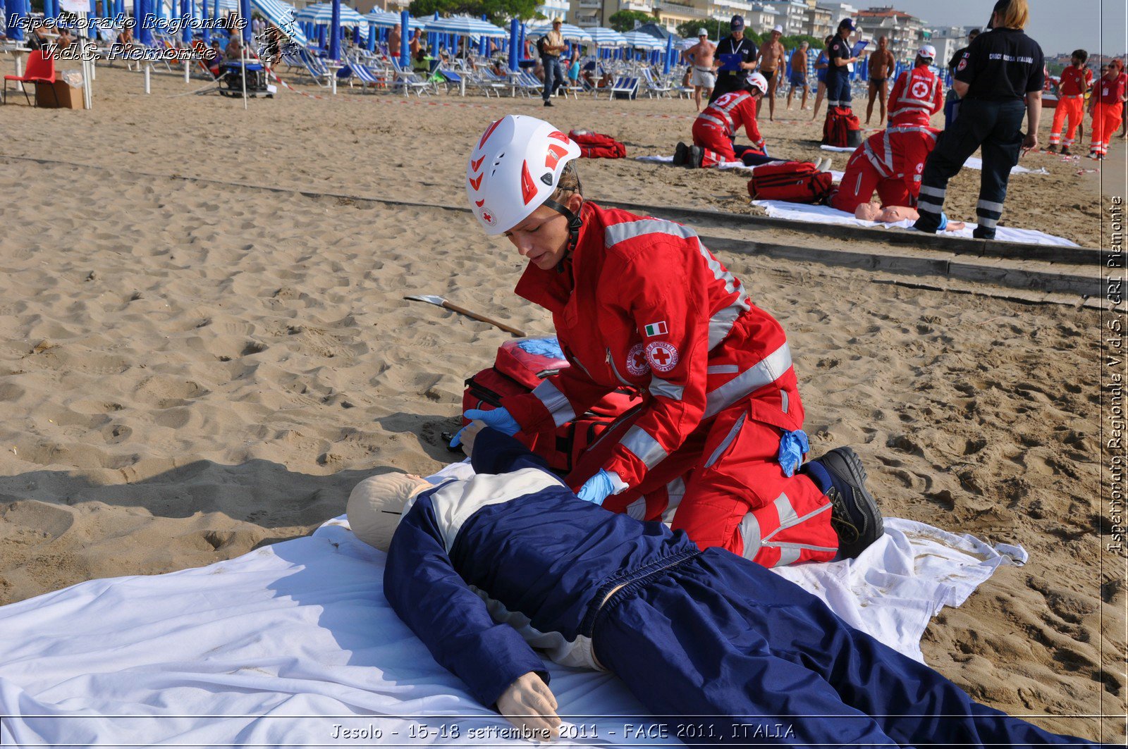 Jesolo - 15-18 settembre 2011 - FACE 2011, ITALIA -  Croce Rossa Italiana - Ispettorato Regionale Volontari del Soccorso Piemonte