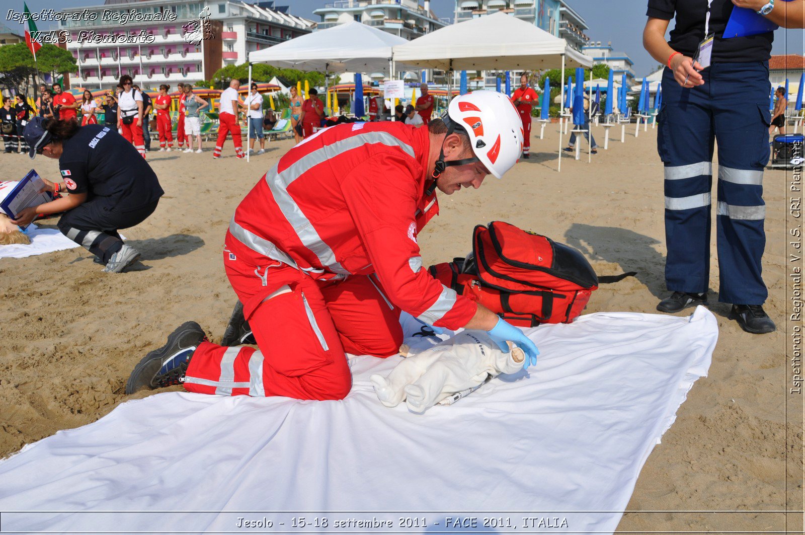 Jesolo - 15-18 settembre 2011 - FACE 2011, ITALIA -  Croce Rossa Italiana - Ispettorato Regionale Volontari del Soccorso Piemonte