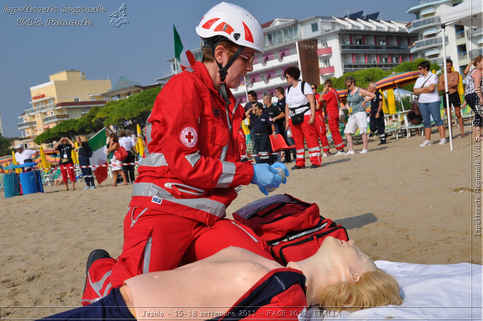 Jesolo - 15-18 settembre 2011 - FACE 2011, ITALIA -  Croce Rossa Italiana - Ispettorato Regionale Volontari del Soccorso Piemonte