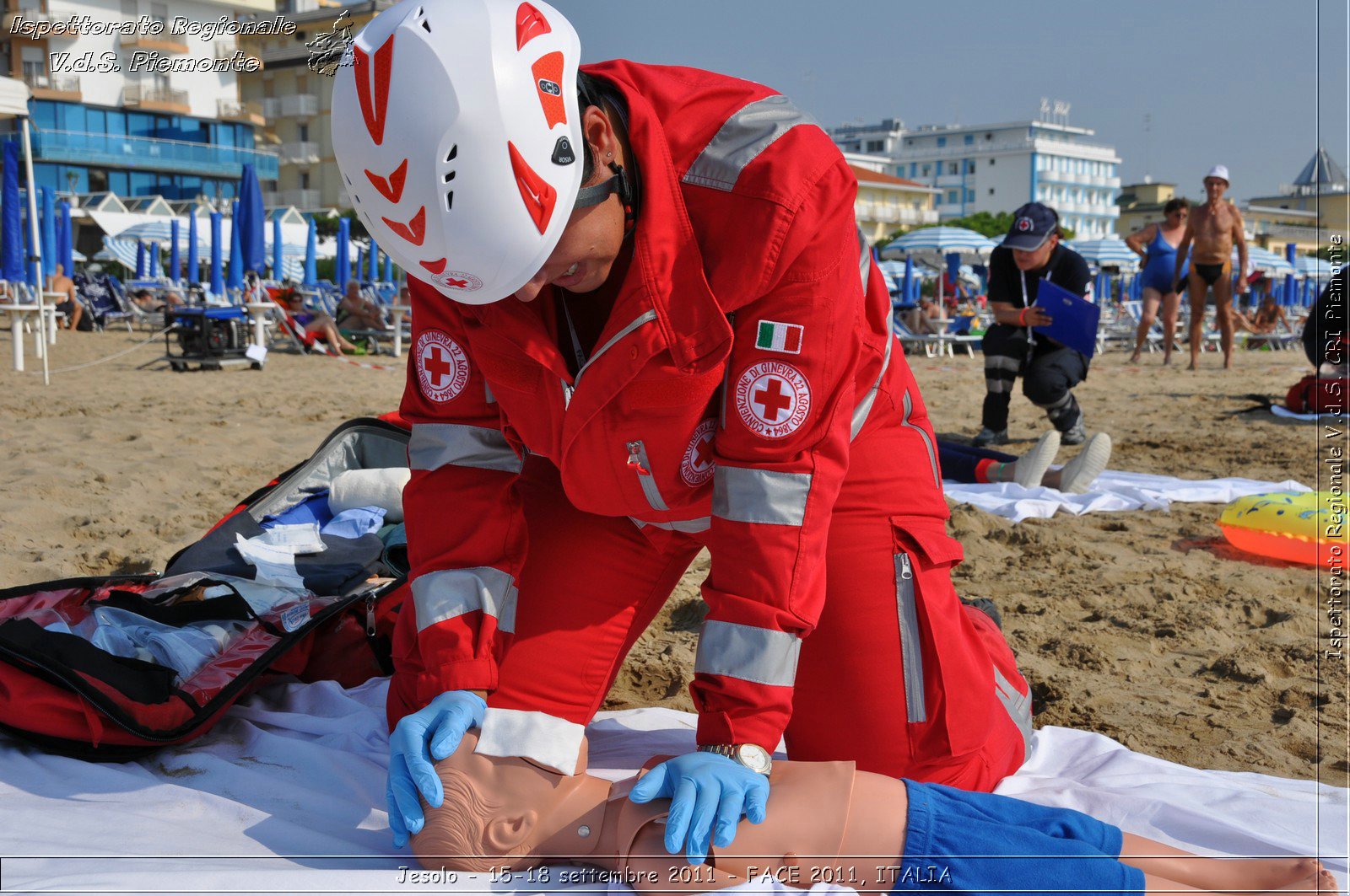 Jesolo - 15-18 settembre 2011 - FACE 2011, ITALIA -  Croce Rossa Italiana - Ispettorato Regionale Volontari del Soccorso Piemonte