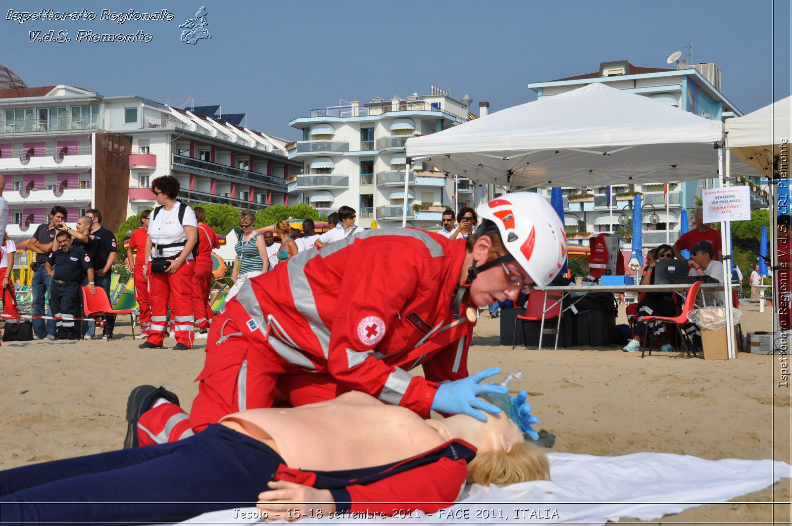 Jesolo - 15-18 settembre 2011 - FACE 2011, ITALIA -  Croce Rossa Italiana - Ispettorato Regionale Volontari del Soccorso Piemonte