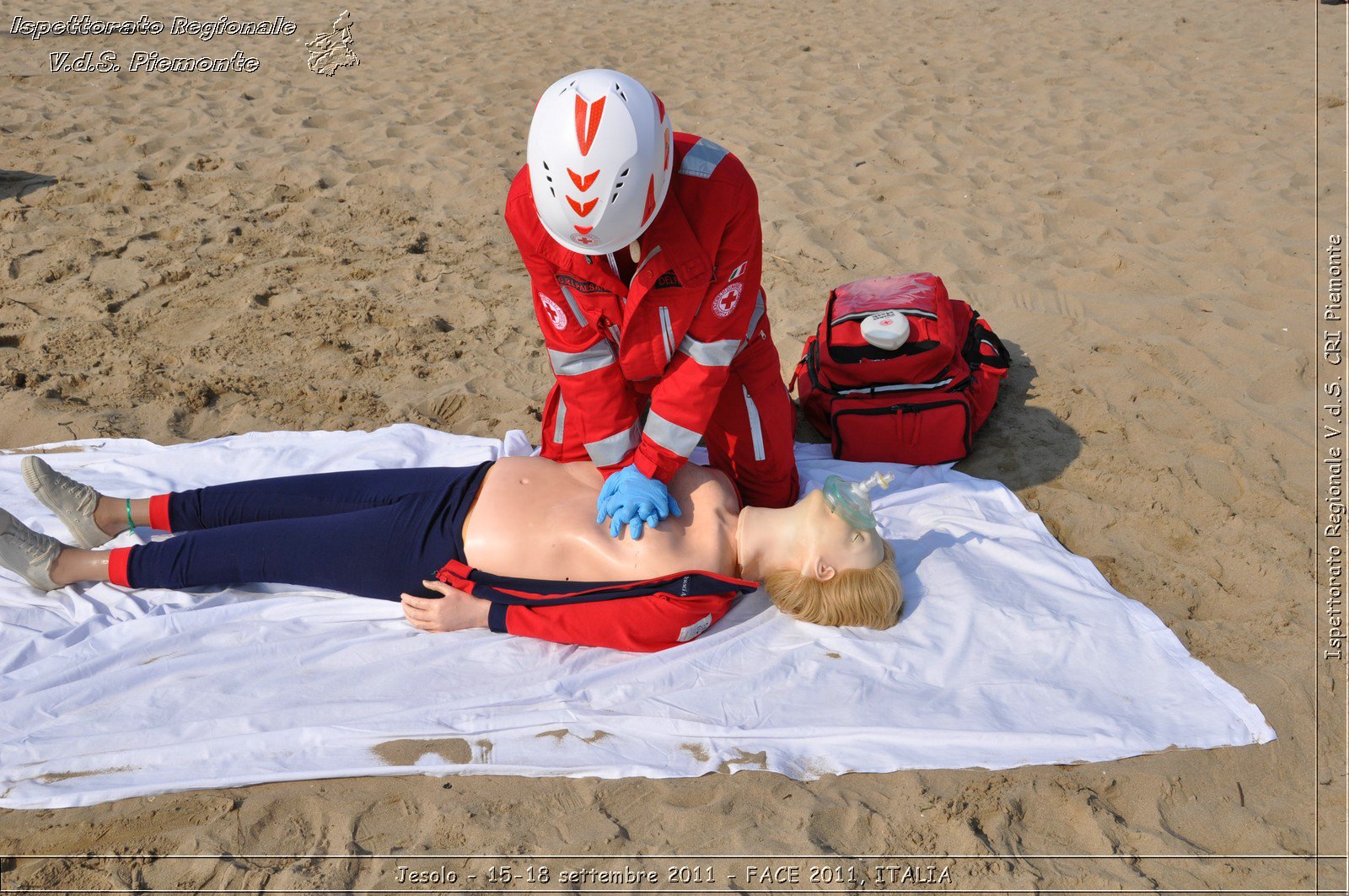 Jesolo - 15-18 settembre 2011 - FACE 2011, ITALIA -  Croce Rossa Italiana - Ispettorato Regionale Volontari del Soccorso Piemonte