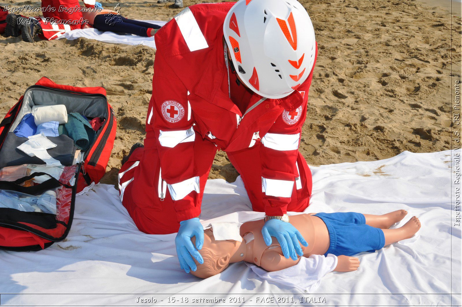 Jesolo - 15-18 settembre 2011 - FACE 2011, ITALIA -  Croce Rossa Italiana - Ispettorato Regionale Volontari del Soccorso Piemonte