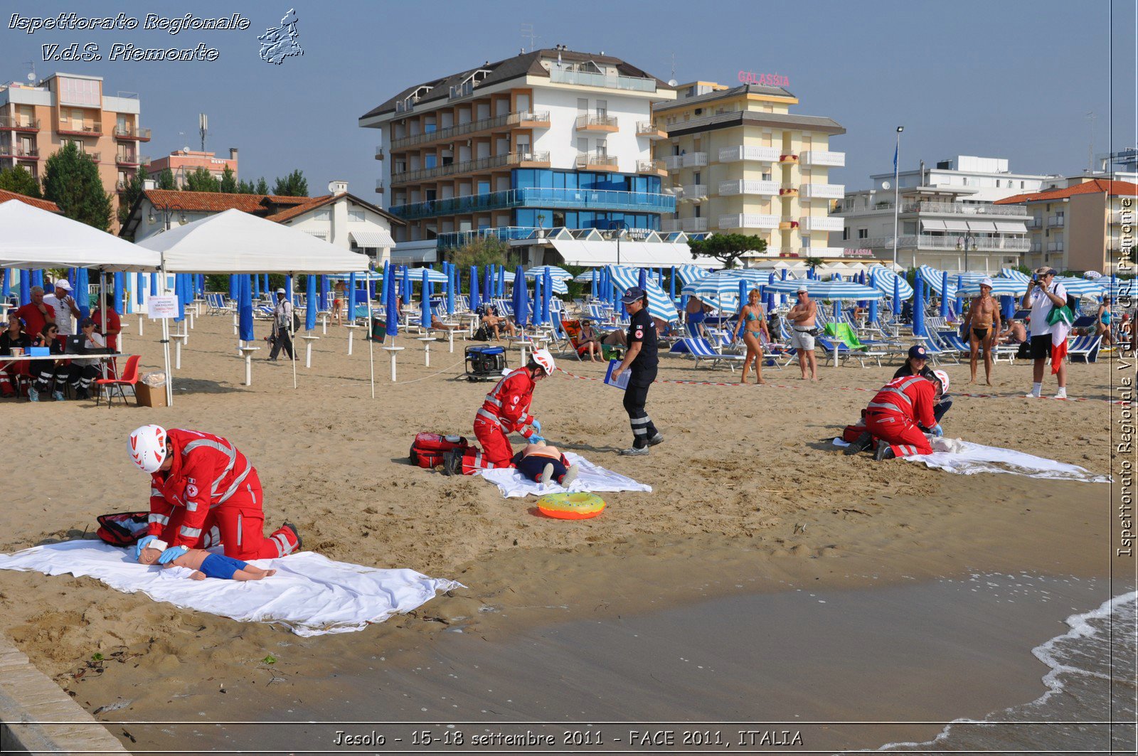 Jesolo - 15-18 settembre 2011 - FACE 2011, ITALIA -  Croce Rossa Italiana - Ispettorato Regionale Volontari del Soccorso Piemonte