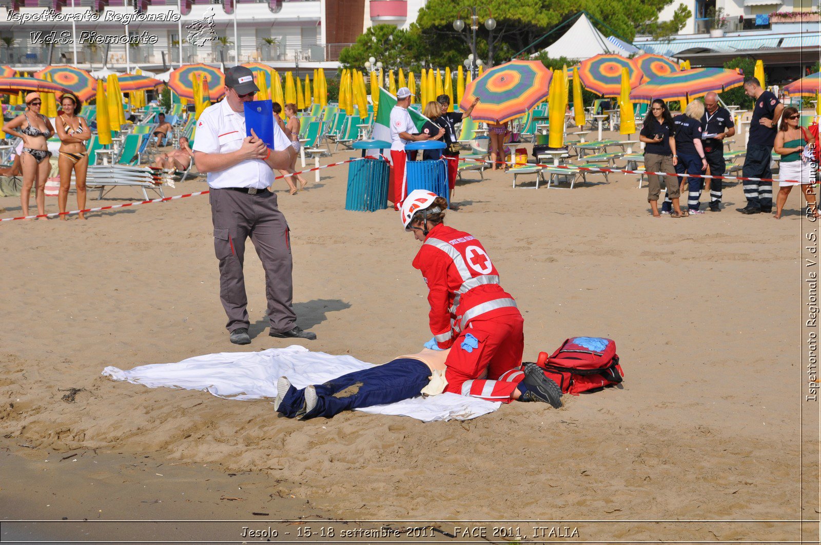 Jesolo - 15-18 settembre 2011 - FACE 2011, ITALIA -  Croce Rossa Italiana - Ispettorato Regionale Volontari del Soccorso Piemonte