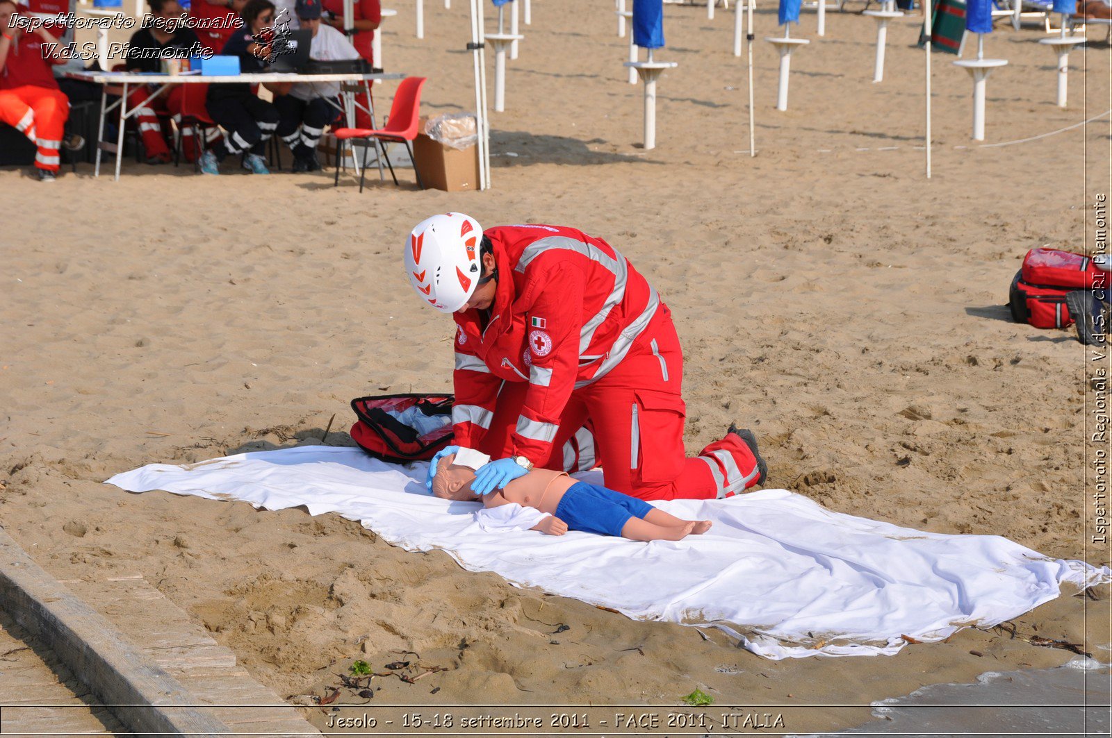 Jesolo - 15-18 settembre 2011 - FACE 2011, ITALIA -  Croce Rossa Italiana - Ispettorato Regionale Volontari del Soccorso Piemonte