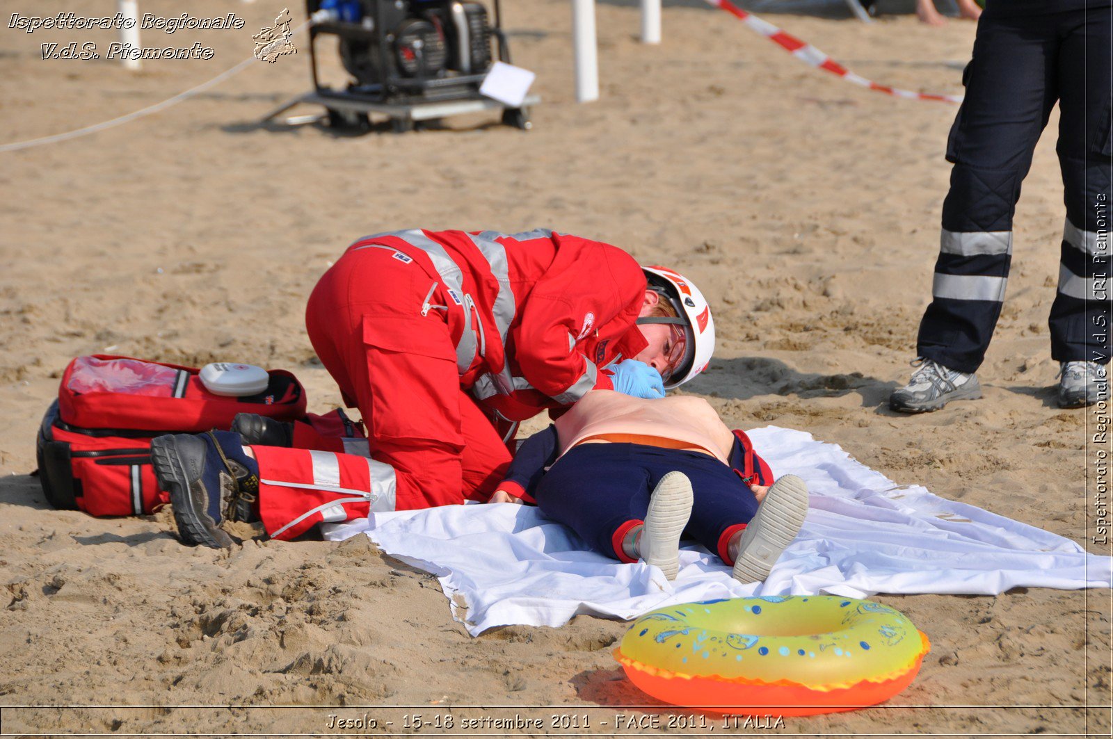 Jesolo - 15-18 settembre 2011 - FACE 2011, ITALIA -  Croce Rossa Italiana - Ispettorato Regionale Volontari del Soccorso Piemonte