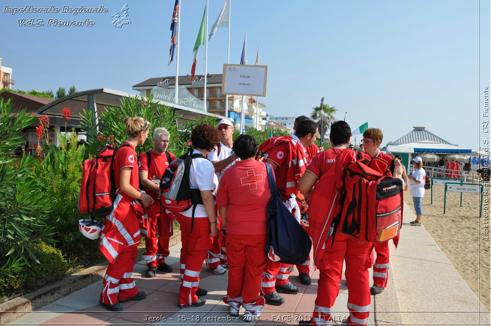 Jesolo - 15-18 settembre 2011 - FACE 2011, ITALIA -  Croce Rossa Italiana - Ispettorato Regionale Volontari del Soccorso Piemonte