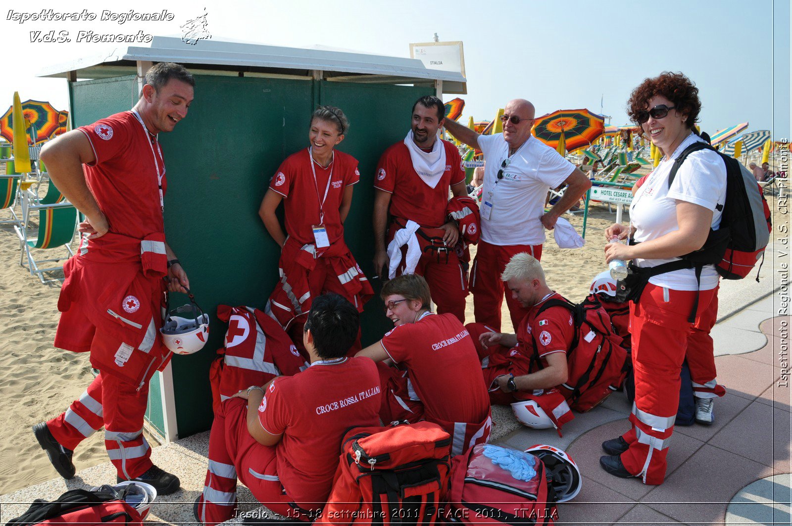 Jesolo - 15-18 settembre 2011 - FACE 2011, ITALIA -  Croce Rossa Italiana - Ispettorato Regionale Volontari del Soccorso Piemonte