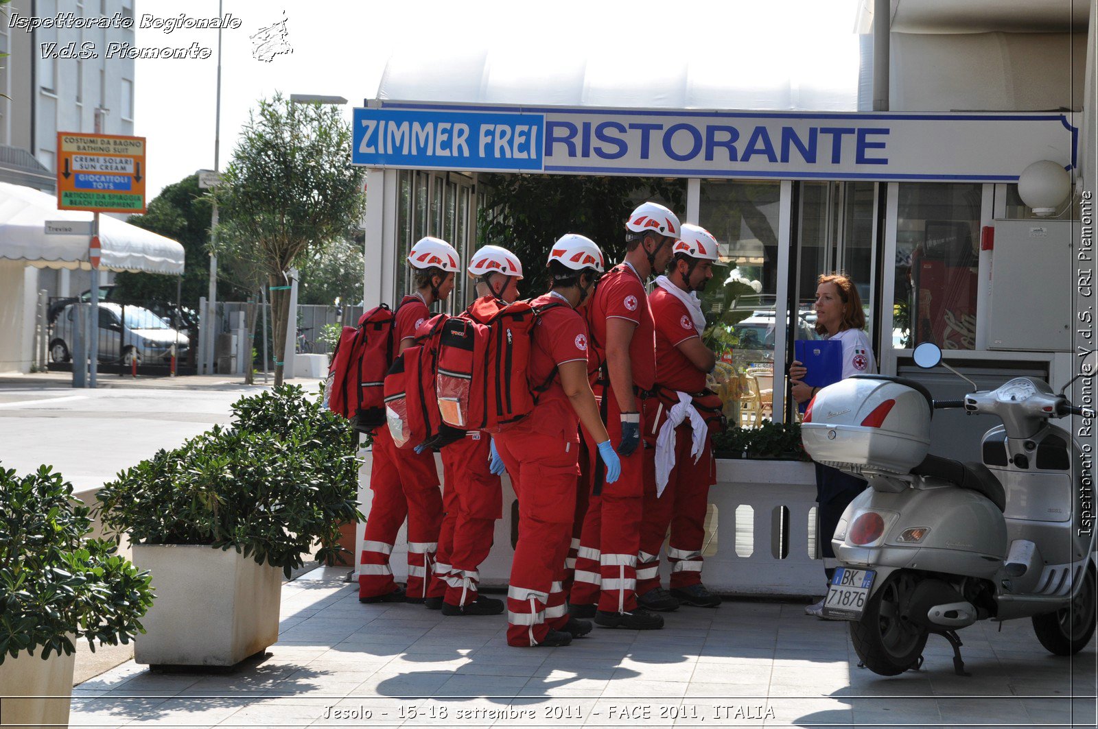 Jesolo - 15-18 settembre 2011 - FACE 2011, ITALIA -  Croce Rossa Italiana - Ispettorato Regionale Volontari del Soccorso Piemonte