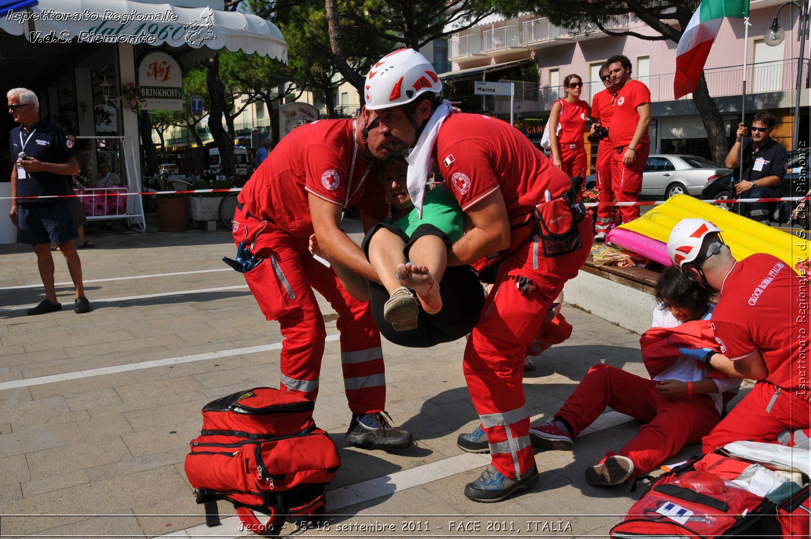 Jesolo - 15-18 settembre 2011 - FACE 2011, ITALIA -  Croce Rossa Italiana - Ispettorato Regionale Volontari del Soccorso Piemonte