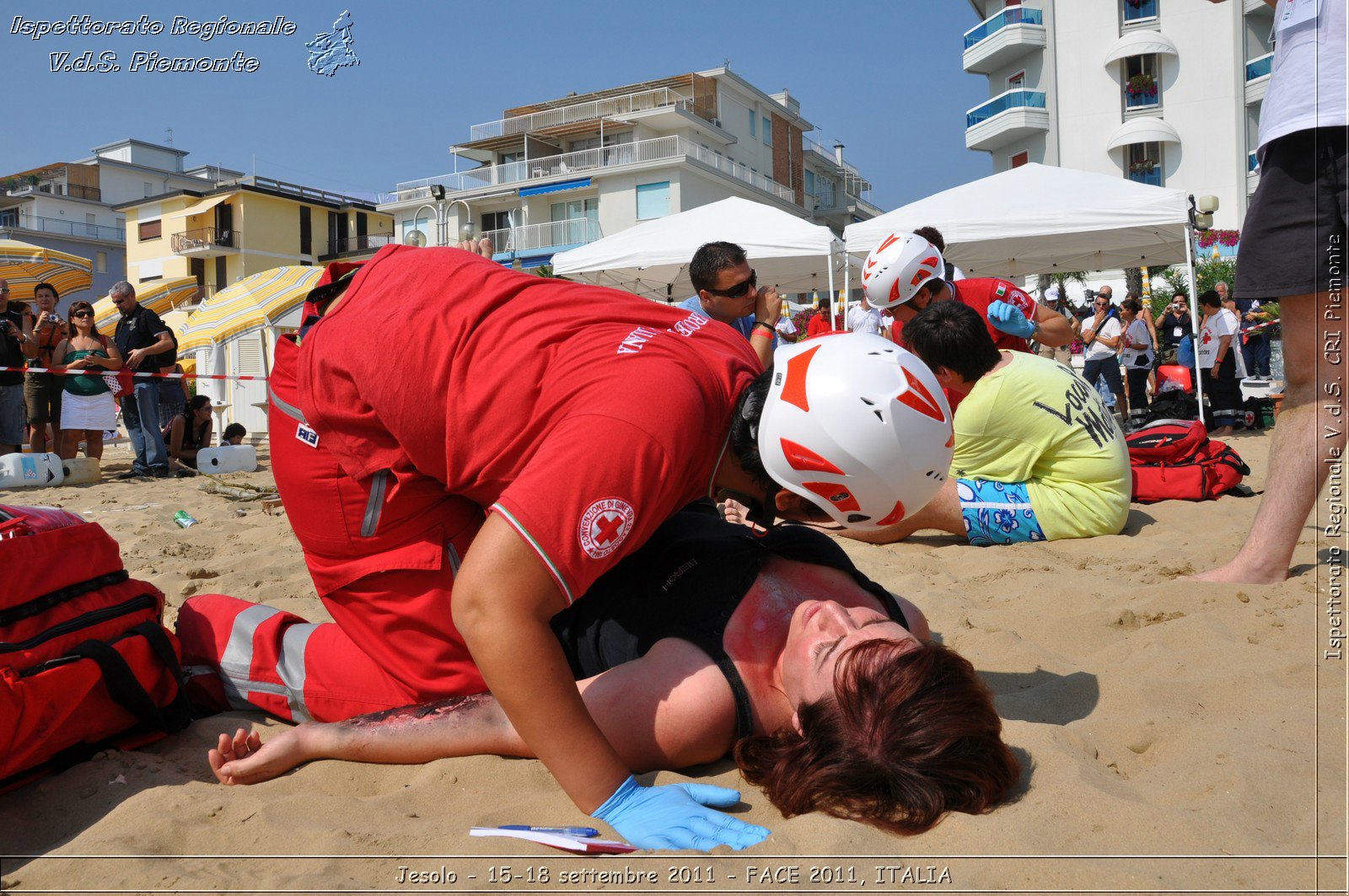 Jesolo - 15-18 settembre 2011 - FACE 2011, ITALIA -  Croce Rossa Italiana - Ispettorato Regionale Volontari del Soccorso Piemonte